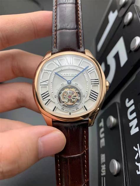 cartier rose gold watch fake|cartier rose gold watch price.